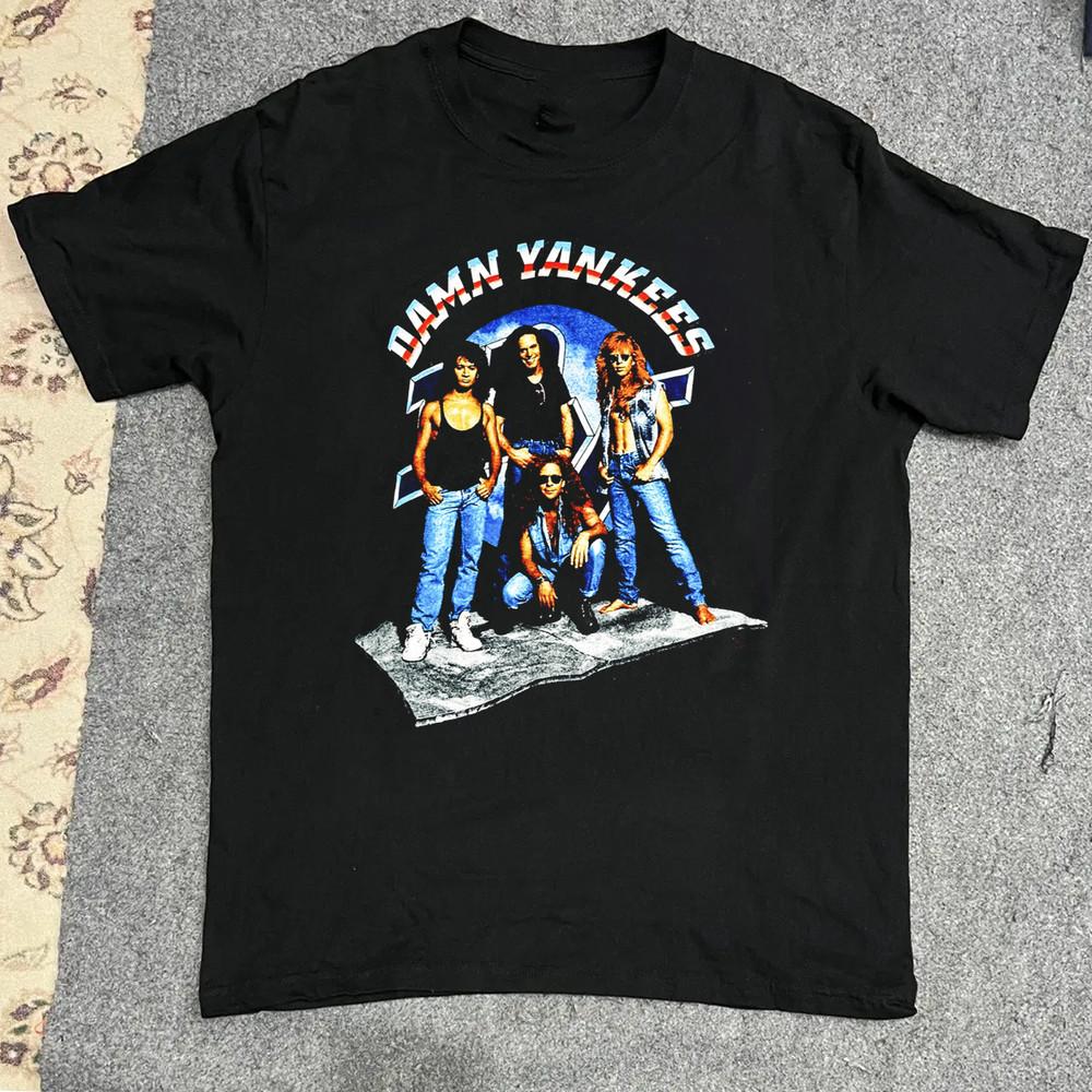 Damn Yankees Band Collection Album T Shirt Black All Size S-5XL DS72 Unisex T-Shirt XXL