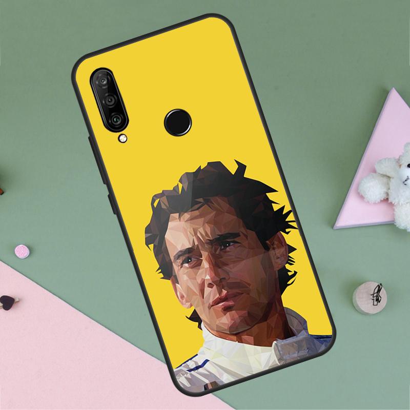 Racing Ayrton Senna For Huawei Nova 9 10 SE Y91 Y61 Y90 Y70 Y60 Y72 12s 12i 11i 7i 8i P60 Pro P30 P40 Lite Case