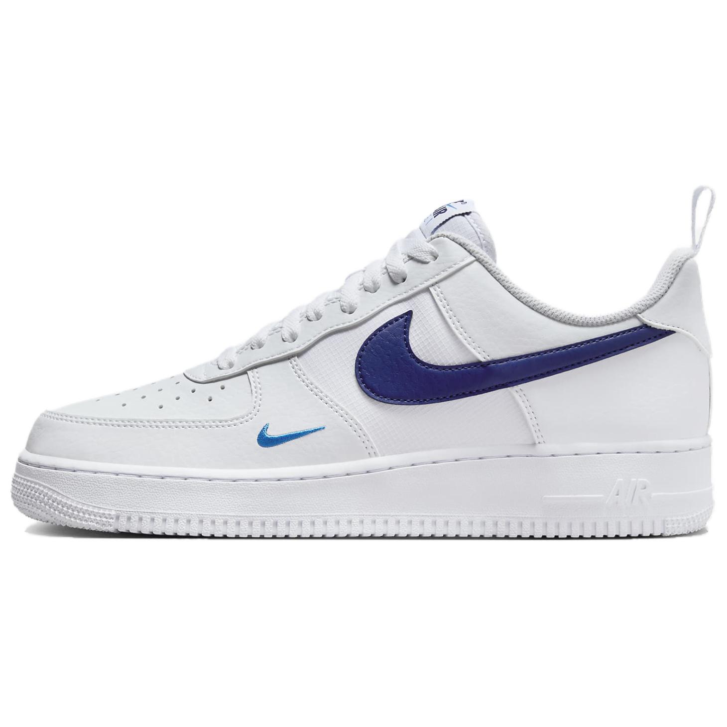 

новые Nike Air Force 1 Low Белые Светло-голубые Насыщенно-синие 45