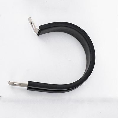 Creative Metal Wiring Hose Clamp R-type Useful Rubber Lined Clips Durable Pipe Mounting Fix Bracket Hardware Electrical Fittings