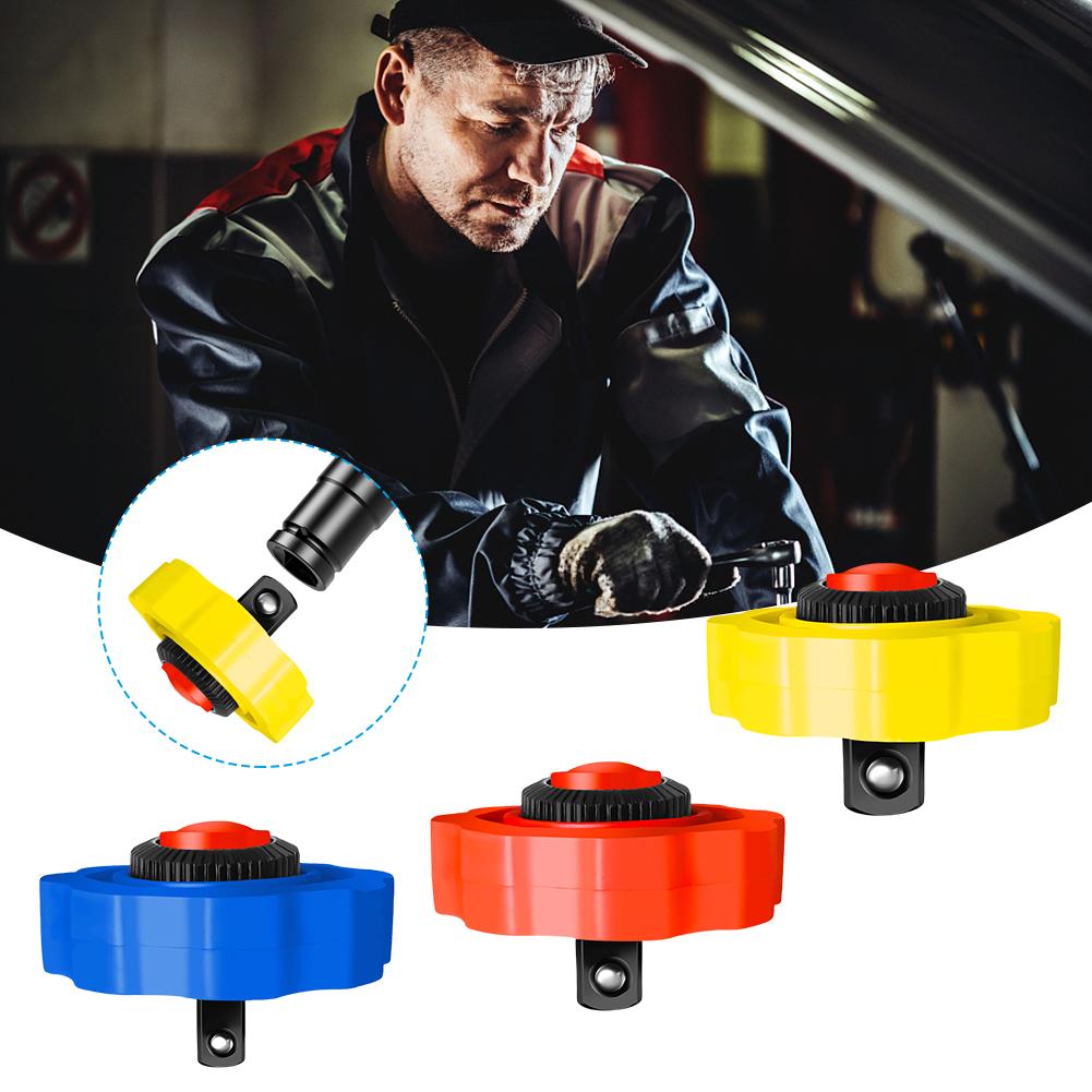 3 Pcs Stubby Thumbwheel Ratchet 1/2'' 3/8'' 1/4'' Palm Ratchet Wrench Finger Reversible Ratchet Handle for Home & Auto Repair
