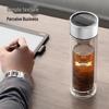 Fuguang Mingyi Double-Wall Glass Tea Infuser Bottle