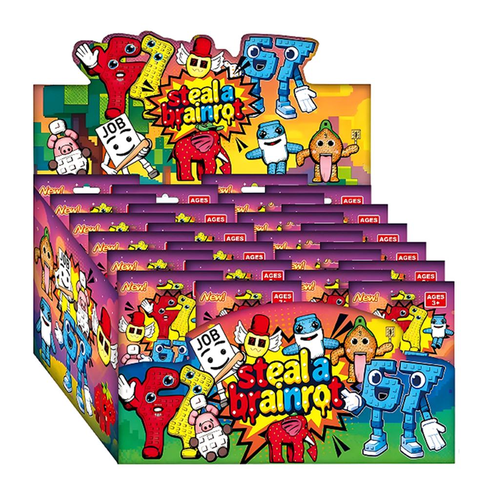 Neuankunft Brain Dead Dieb Actionfigur Gehirnfäule Familie Blindbeutel Displaybox Ein Gehirn stehlen Peripheriegeräte Spiel Showcase Box