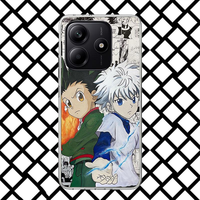 

Anime Hunter X Phone Case for Xiaomi Redmi Note 15 14 14S 13 12 12S 11 Pro Plus 11E 11T 11S 10S 5G Soft Cover Fundas Redmi Note Redmi Note 13 Pro 4G