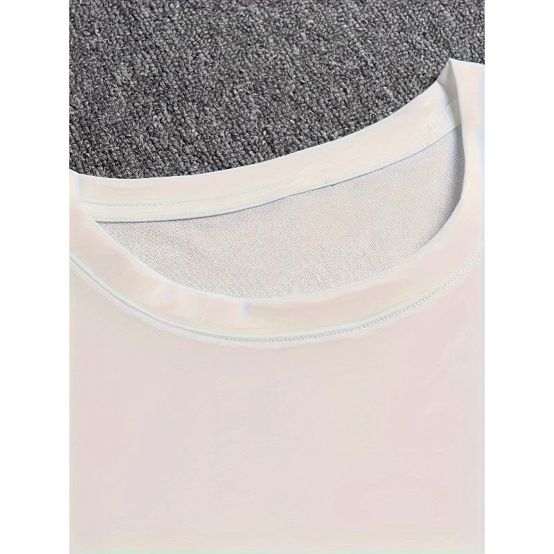 European Sizes Plus Size Men's Short Sleeve T-shirt, CALLED A DAD Print Casual Comfy Breathable Summer Tee Tops