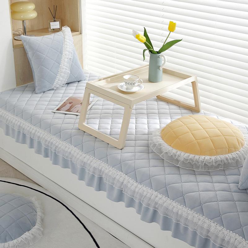 Simple Window Cushion Ledge Cushion Ins Style Cushion Plush Bedroom Balcony Tatami Cushion