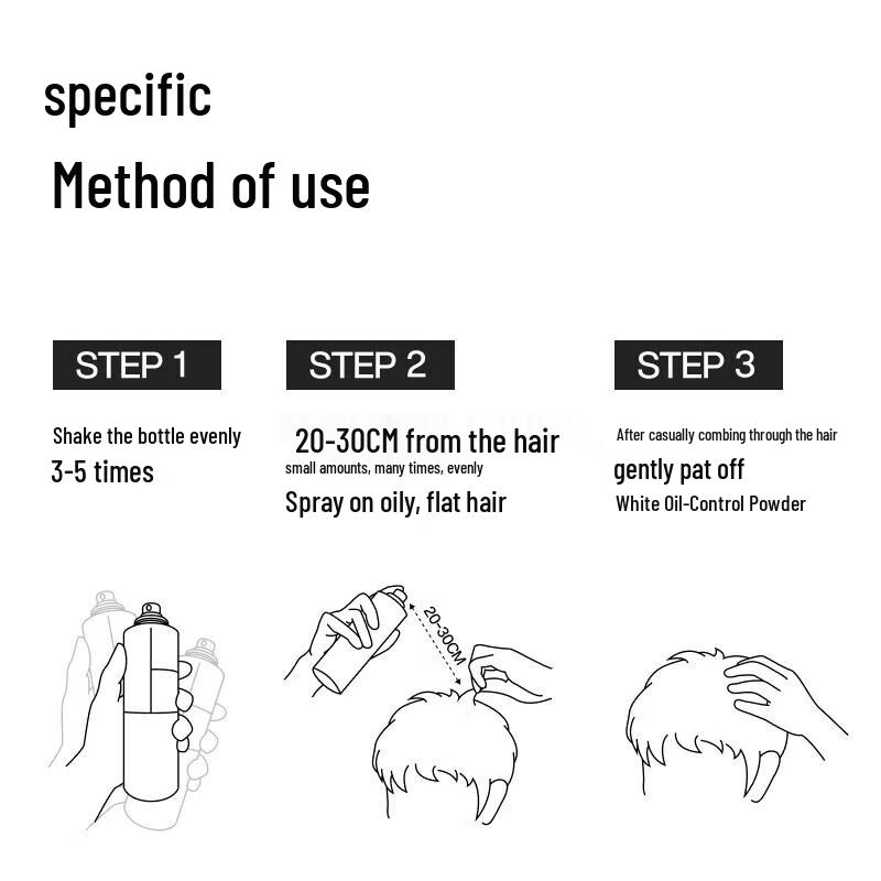 Li Ran Men's Dry Hair Spray