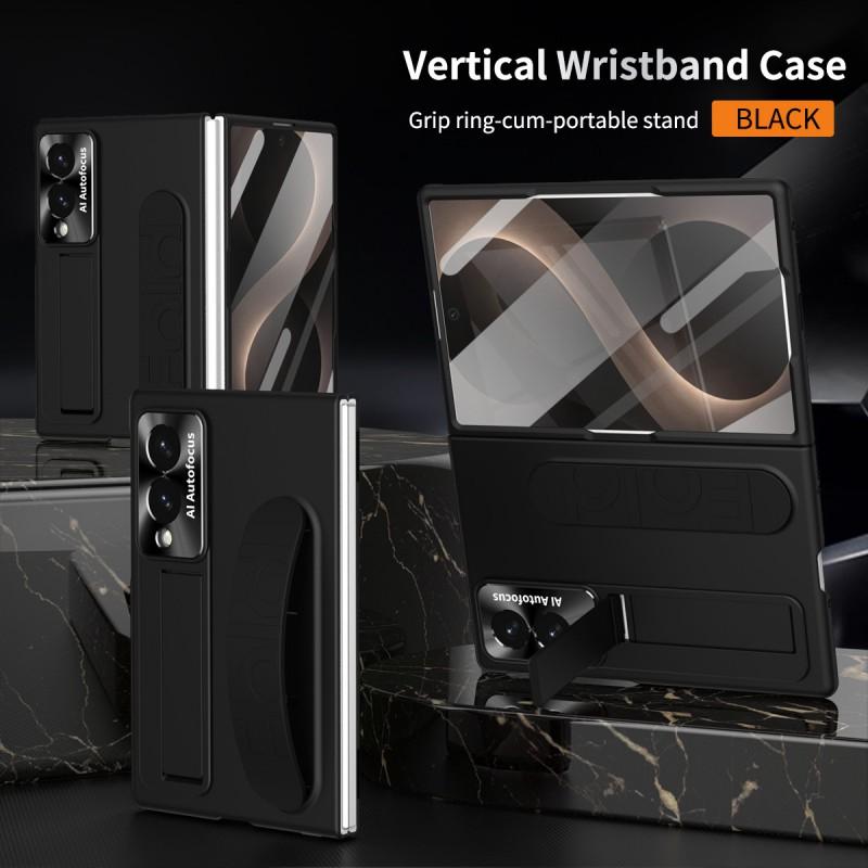 Galaxy Z Fold8 Ultra Protective Case With Wrist Strap Shockproof PC Cover Full-Body Protection Foldable Phone