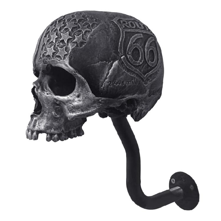 

Motorcycle Helmet Holder Helmet Rack Wall Mount Helmet Display Stand Skull Rack