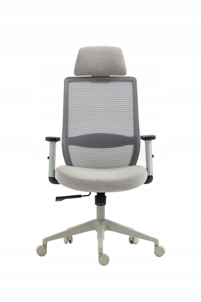 Furnitex ergonomic gray mesh office chair with height adjustment