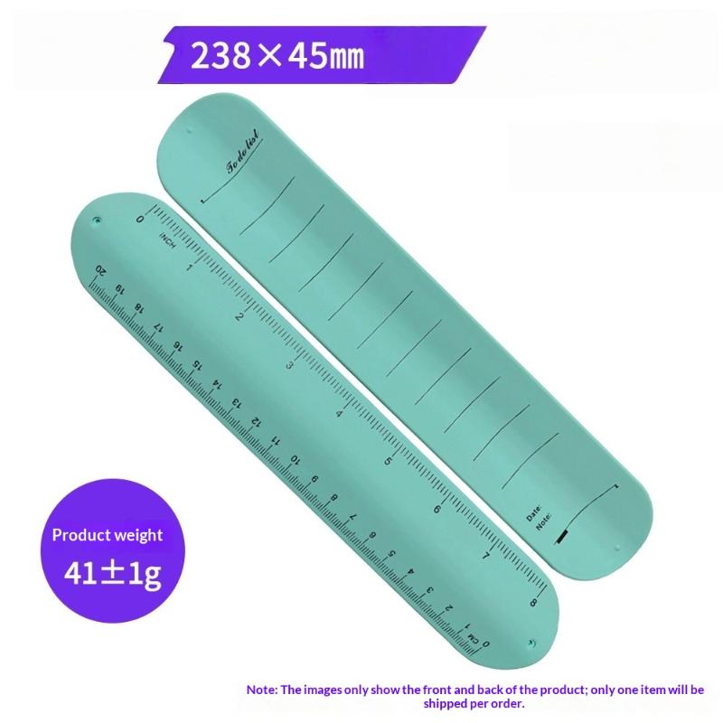 New New 1Pcs Waterproof Erasable With Scale Silicone  Wristband Reusable Writeable To-do List Wrist Strap For Forgetful Elderly