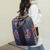 Motedesigner ryggsekker Dame lerrets ryggsekk Kvinner Stor bagpack Reisevesker Stor skoleryggsekk for studenter Skulderveske