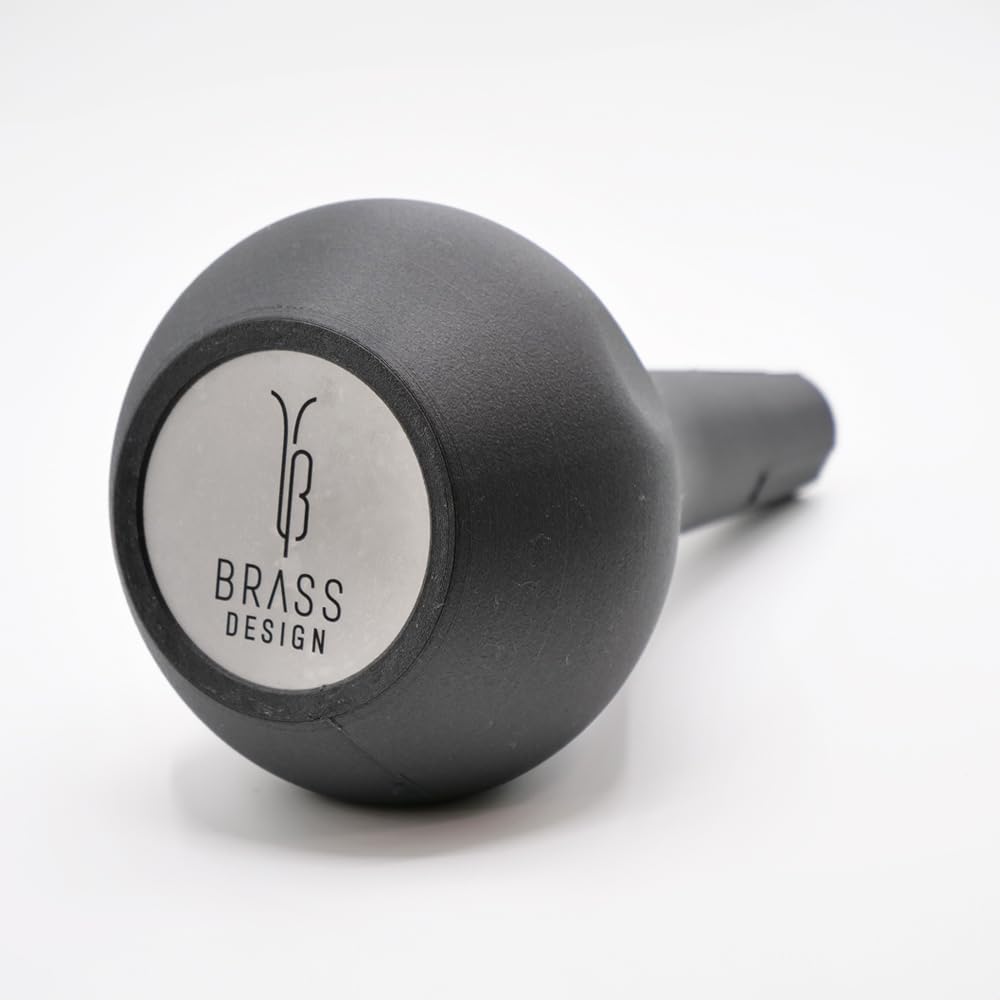 Trombone Straight Mute for Tenor Bass and Tenor BRASS DESIGN Mute, (PPA-Carbon), Trombone, Lightweight, (Aluminum End)