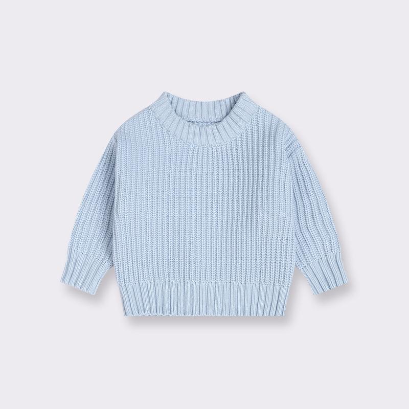 0-6Yrs Baby Boys Girls Knit Sweater Clothes 2025 New Toddler Infant Newborn Knitwear Soft Spring Long Sleeve Baby Pullover Tops