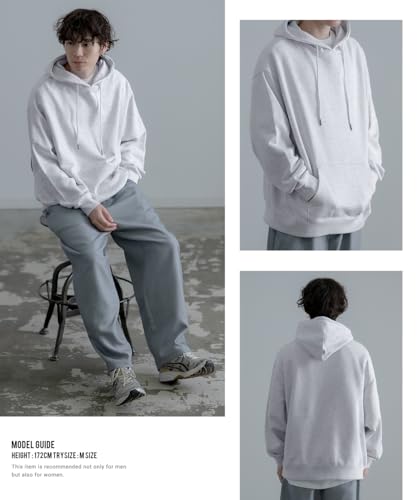 Improves Men's Navy Pullover Hoodie, Solid Fleece Lining, SIDE23-089