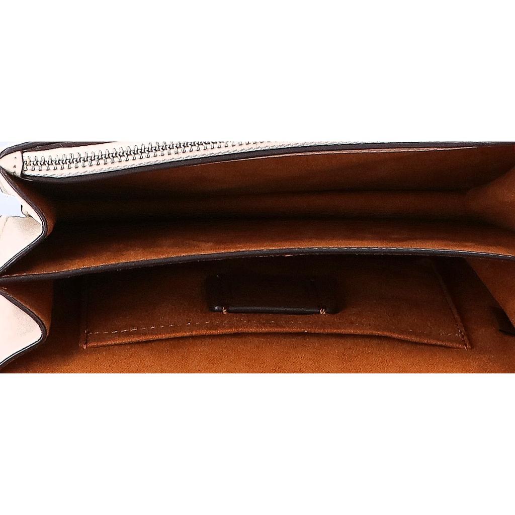 COACH CJ723 Mini Claire Crossbody Bag with Floral Embroidery Shoulder bag whiteUsed