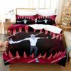 Devilman Crybaby Sängkläder Set Pojkar Flickor Tvilling Queen Size Påslakan Örngott Säng Barn Vuxen Mode Hemtextilextile