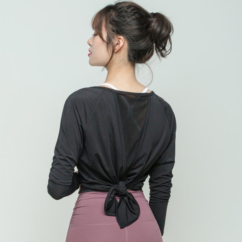 Yoga Clothes, Tops, Women's Loose Fitness Clothes, Quick-drying Clothes, Breathable and Thin Sports Long-sleeved Blouses, Running Thin Fitness Clothes