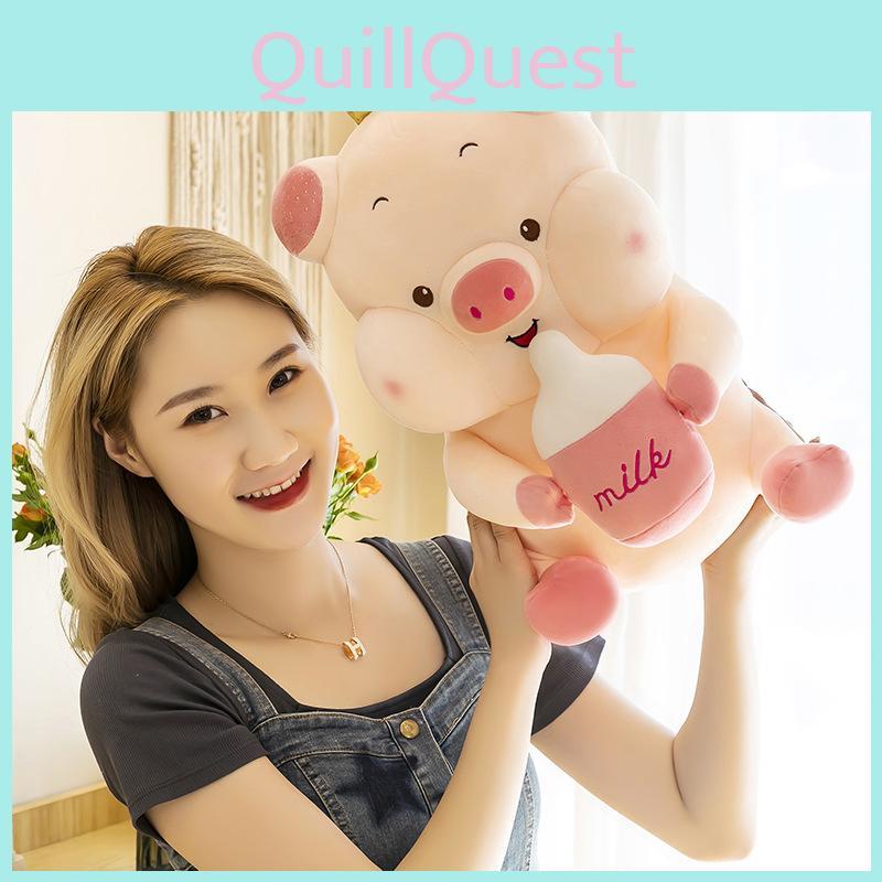 Adorable Crown Pig Plush Toy With Soft Feather Cotton Filling For Kids And Collectors