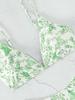 European and American Animal Print Sexy Two-Piece Bikini Set for Women - Trendy Fashion Swimwear