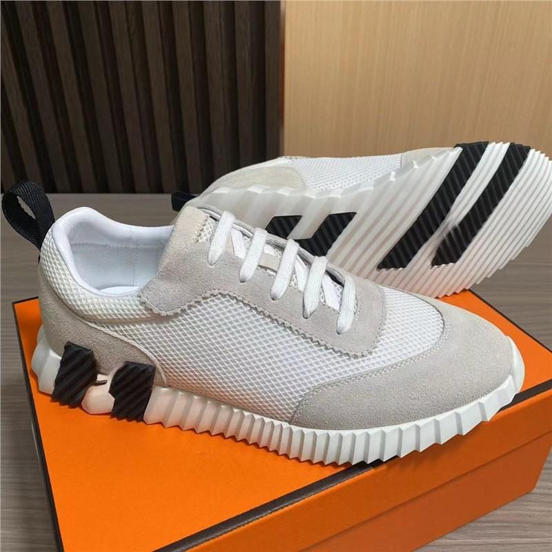 Large Size Men's Shoes H Sports Shoes Couple Style Lace-up Leather Fashion Casual Shoes Tide
