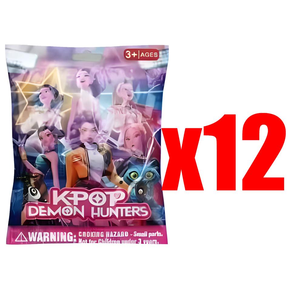 Blind Box Anime Demon Hunters Mini Figurines  Kpop Cute PVC Mystery Box Collectible Doll Model Decorative Item