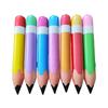 Pencil Balloons 7 Pack Inflatable PVC Balloon Set for Graduation Party, Classroom Theme Party,