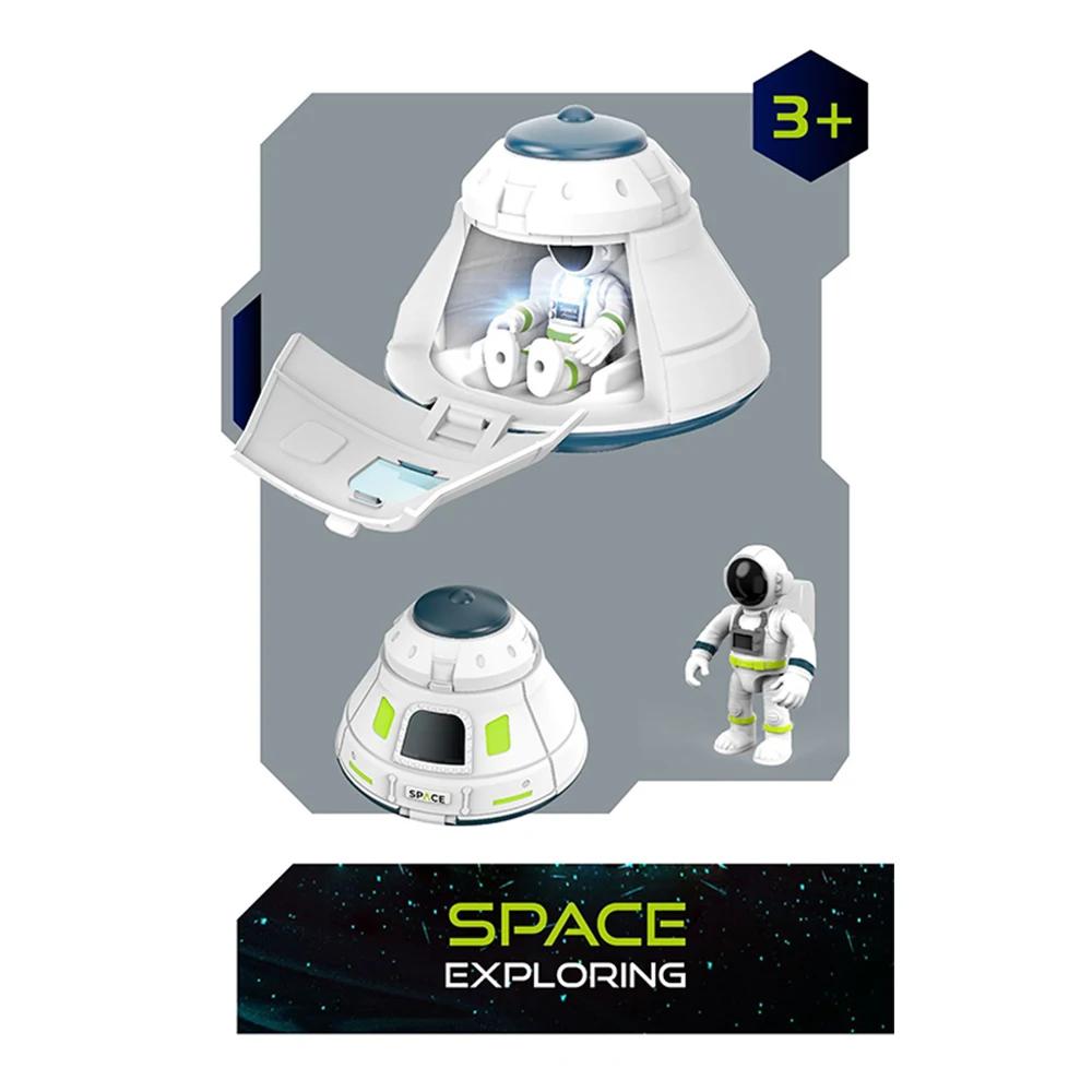 Puzzle Acousto Optic Space Toys Space Model Air Force Shuttle Space Station Rocket Aviation Series Toys Forkids Christmas Gift