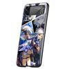 Genshin Impact Süße Furina Handyhülle Für Samsung Galaxy Z Flip 3 4 5 6 7 Harte Falt-PC Hülle Für Samsung Z Flip4 Flip5 Cover