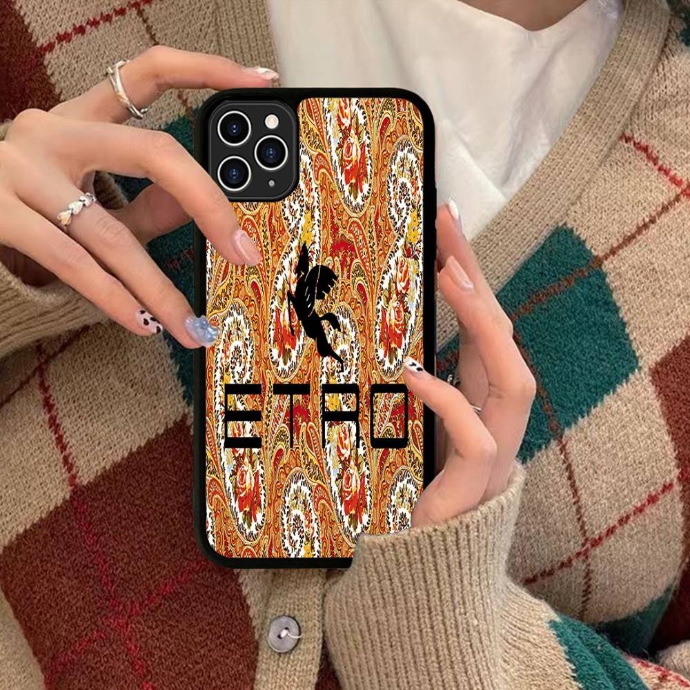 

Classic Design E-Etro For IPhone 17 16 15 14 13 12 11 Mini Pro Max Plus PC+TPU Back Phone Cover iPhone 12pro max