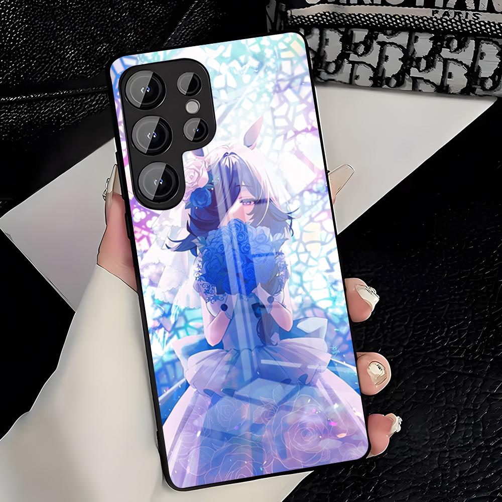 Uma Musume Pretty Derby Handyhülle Für Samsung S26 S25 Plus S20 S20 Plus S22 Ultra S23 FE S21 Plus S21 Ultra Glasabdeckung