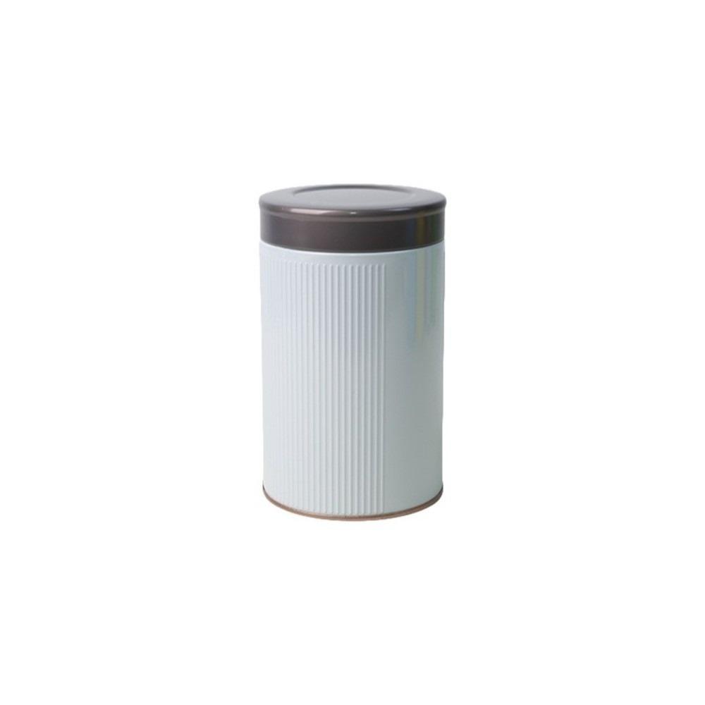 Circular Pattern Tea Storage Box Thickened Metal Storage Can Mini Tea Sealed Jar  Household Use