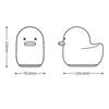 Led Duck Night Light Usb Bedside Silicone Sleeping Lamp Touch Control W/ Timer
