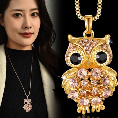 Modische Ruili Eule Langer Anhänger Accessoires Außenhandels Schmuck Anhänger Halskette