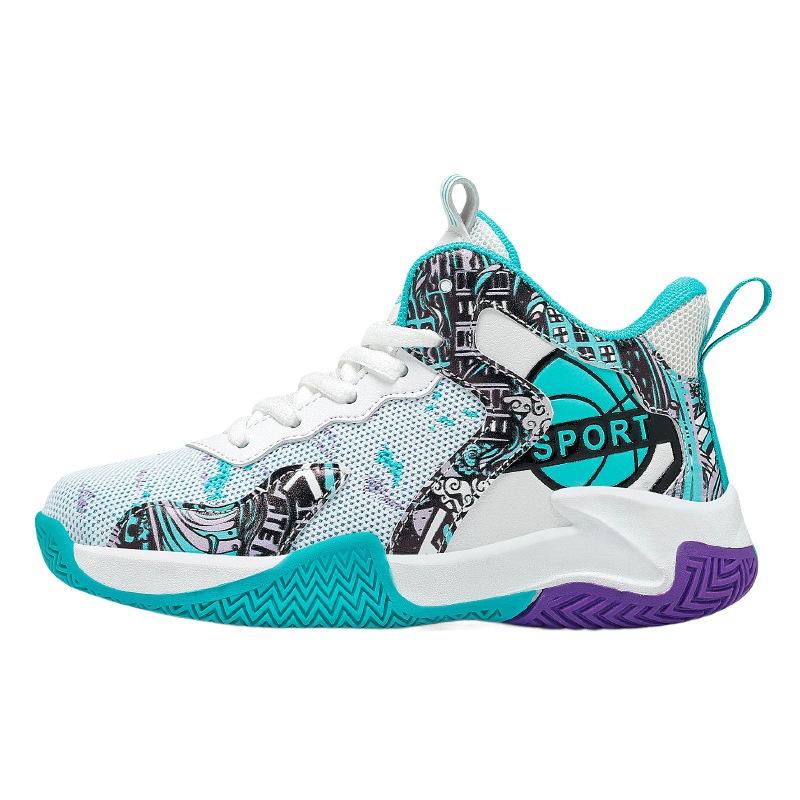 Casual Shoes Older Boys Basketball Shoes Children's 7 Sneakers Mesh Owen Training Running Shoes Breathable Students