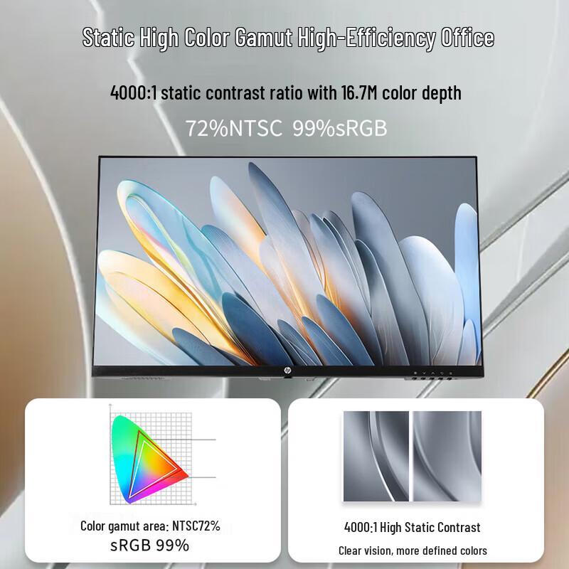 HP Monitor biurowy M-Series 23,8 cala FHD wtyczka CN (adapter w zestawie)