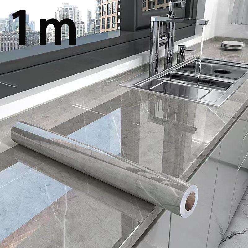 Kitchen and living room decoration wallpaper waterproof and oil resistant 0.4m wide PVC sticker