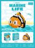 Penguin Sea Animals 3d Constructor Model Building Set Fish Mini Bricks Building Blocks Toy for Children Girls 7 to 10 Year Gifts
