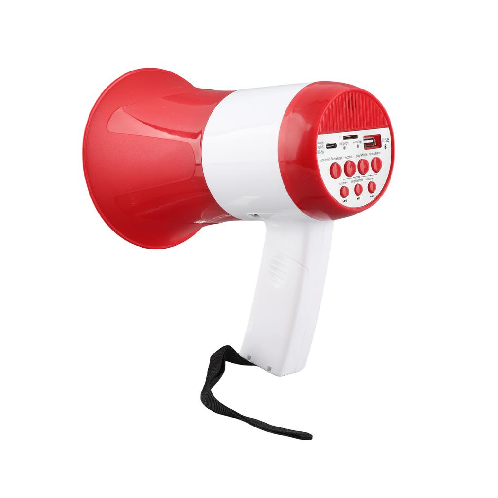 Portable Amplifier Multiple Alarm Modes 100W High Power Bluetooth Handheld Amplifier