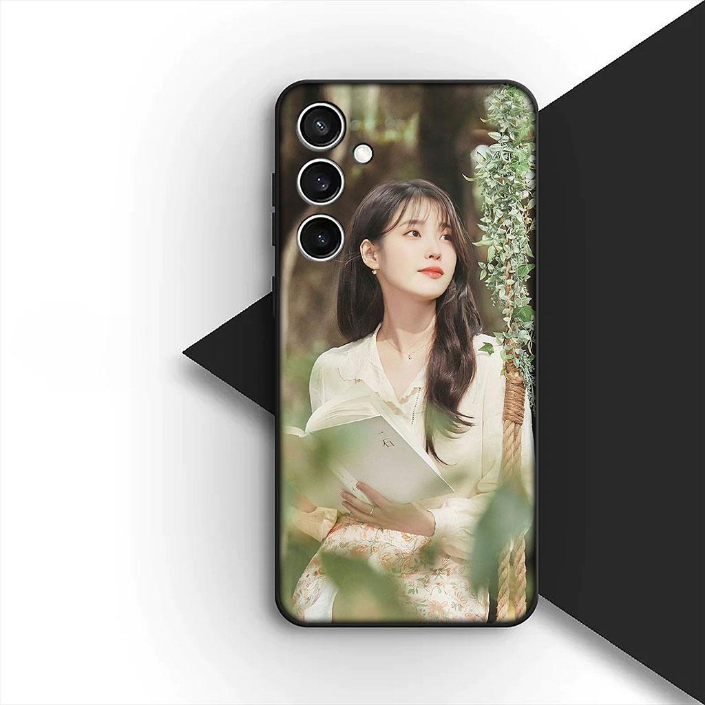 Phone Cover for Samsung Galaxy S25 S24 S23 FE Ultra Plus S7 Edge S25+ S23+ A56 5G Soft Silicone Case Lee Jieun Poster iu Jieun