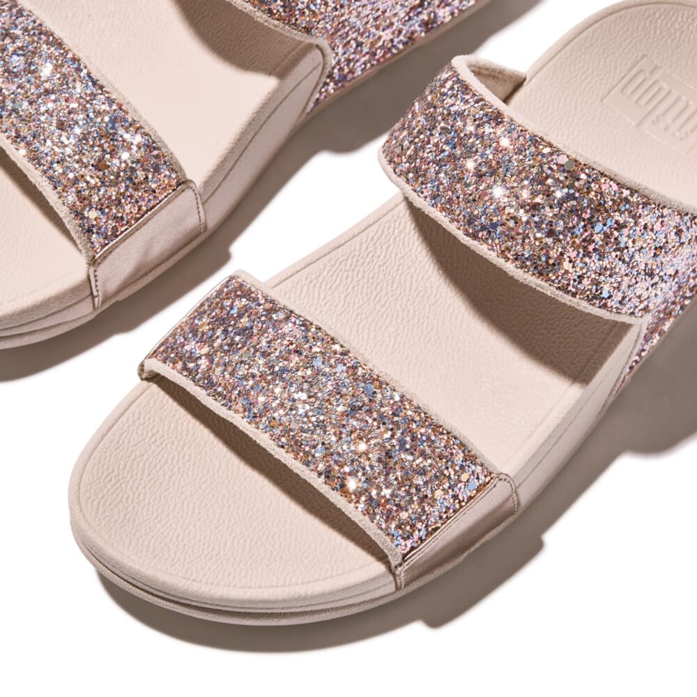 LULU GLITTER SLIDES Sandale de damă MULTI-TONALE, Mix, 24.0 cm [FITFLOP]