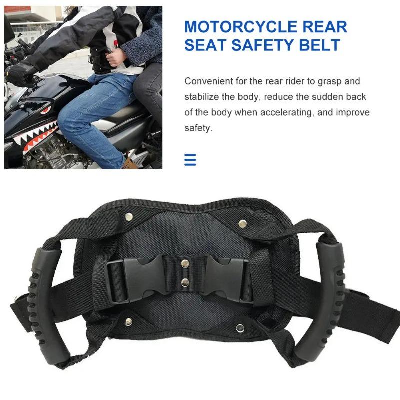Child Passenger Safety Grip Motorcycle Strap Non Slip Adjustable Belt Universal Back Seat Kids Scooter Secure Hold Handle Child Safety Belt