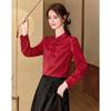 New Chinese Style Elegant Long Sleeve Shirt