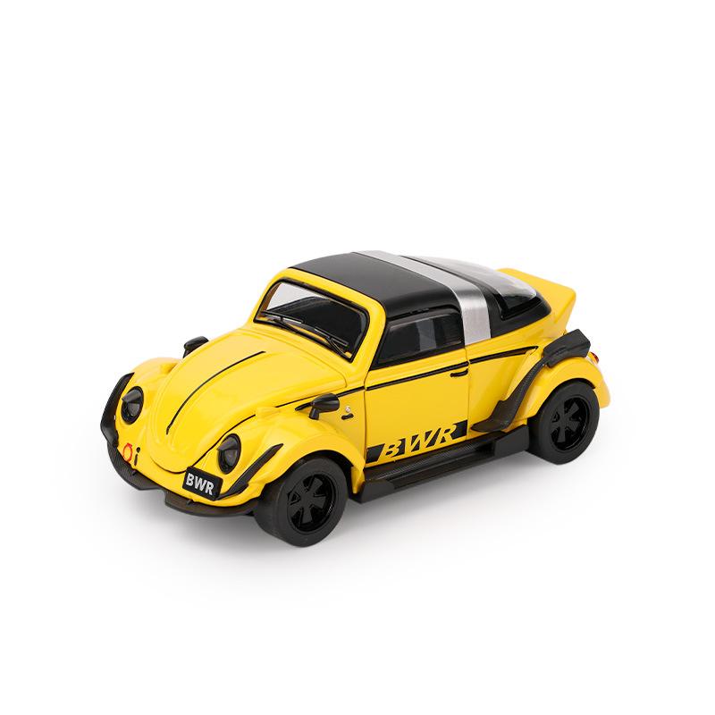 Zhongyuanxing 1:32 Beetle Shell Simulation Alloy Sports Car Model Sound and Light Return Force Detachable Convertible Toy Car