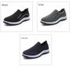 Men's Shoes Mesh Fly Woven Breathable Casual Sports Shoes Comfortable Lazy Slip on Shoes Casual Shoes Men Anti-Odor Shoes Male