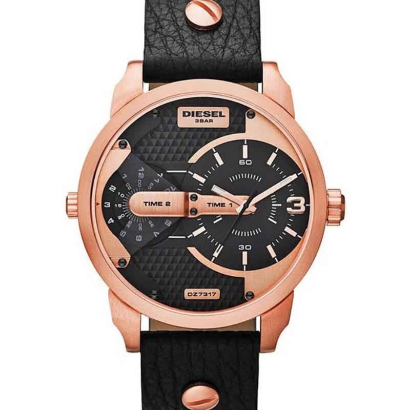 Diesel Unisex Daddy Quartz Watch Black