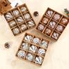 Christmas Ornaments Set 9 Pieces Hangable Balls Seasonal Decorations For Home Celebration Window Display Living Room Classroom