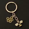 Adorable Beehive Alloy Keychain Pendant