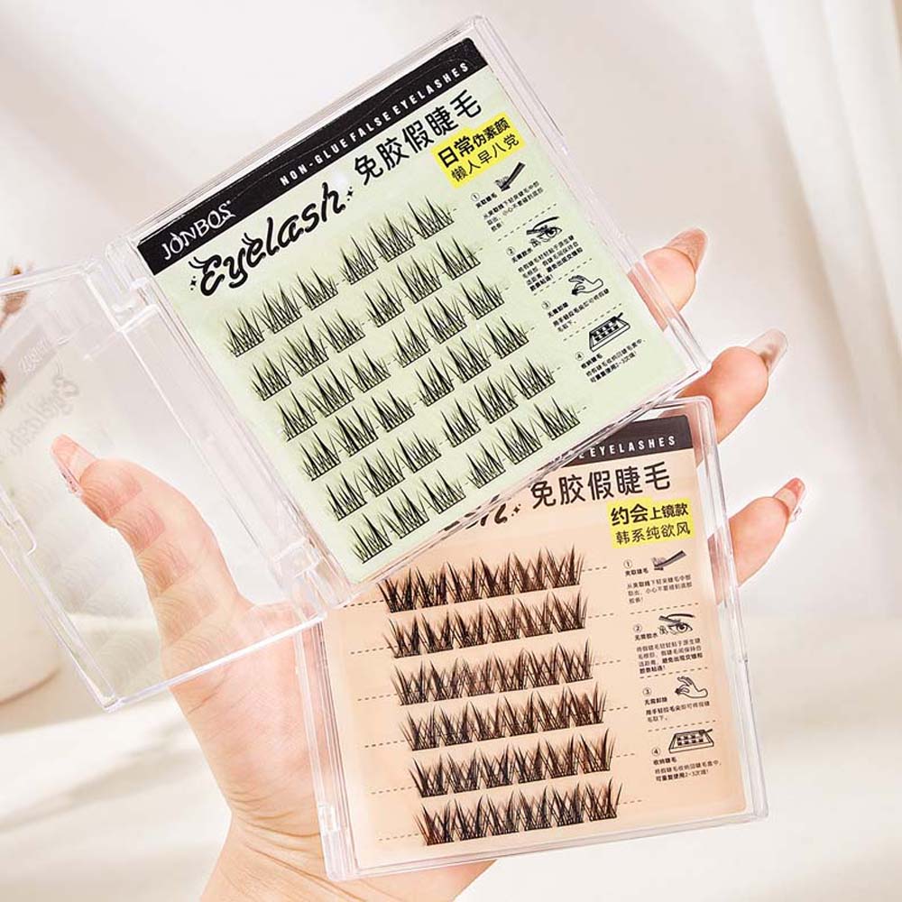 Eyelashes Extensions L Curl False Eyelashes Segmented Eyelashes Bundles  Cosplay Party