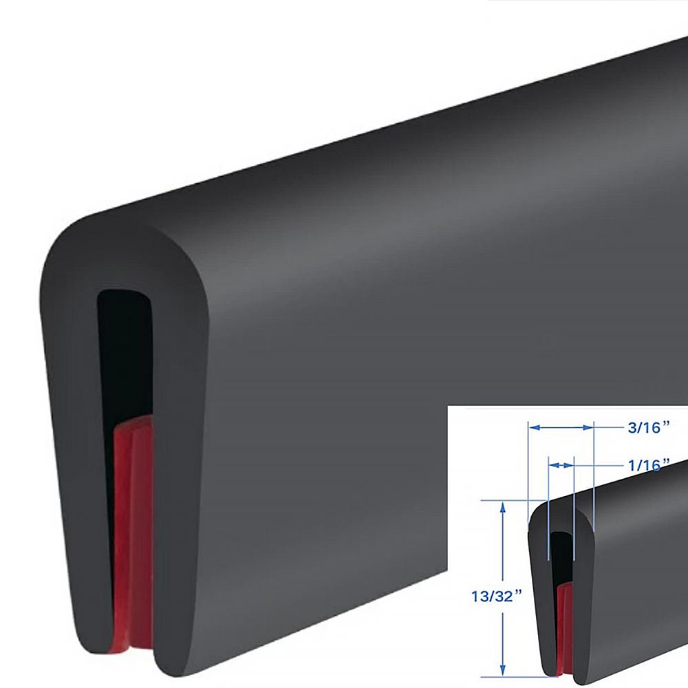 3m Car Door Edge Seal Strip Auto Rubber Side Door Filler U Shape Protector Sealing Strips Noise Insulation Car Accessories